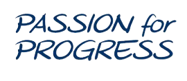 Passion for Progress – blue